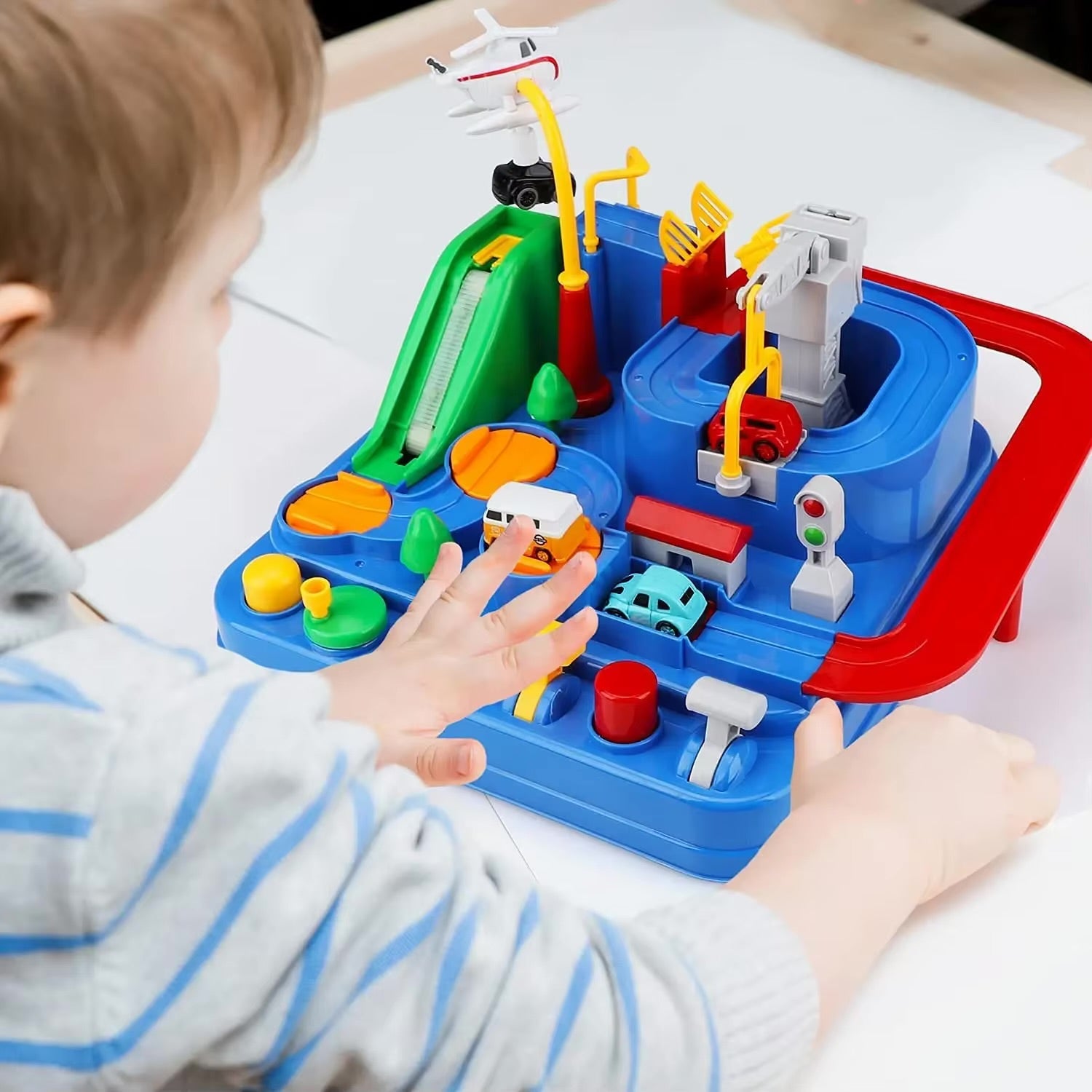 Car Adventure Mechanical Track Toy